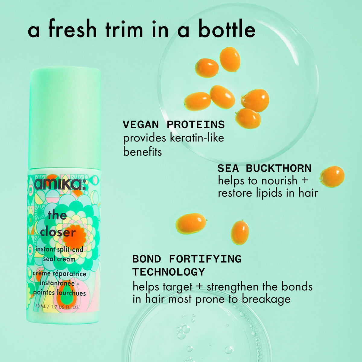 Amika The Closer Instant Split-End Seal Cream 50ml