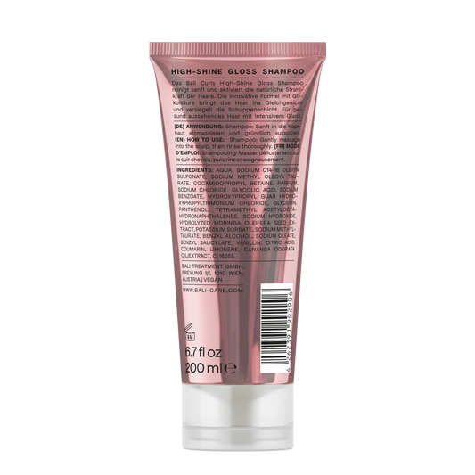 Bali Curls High-Shine Gloss Shampoo 200ml