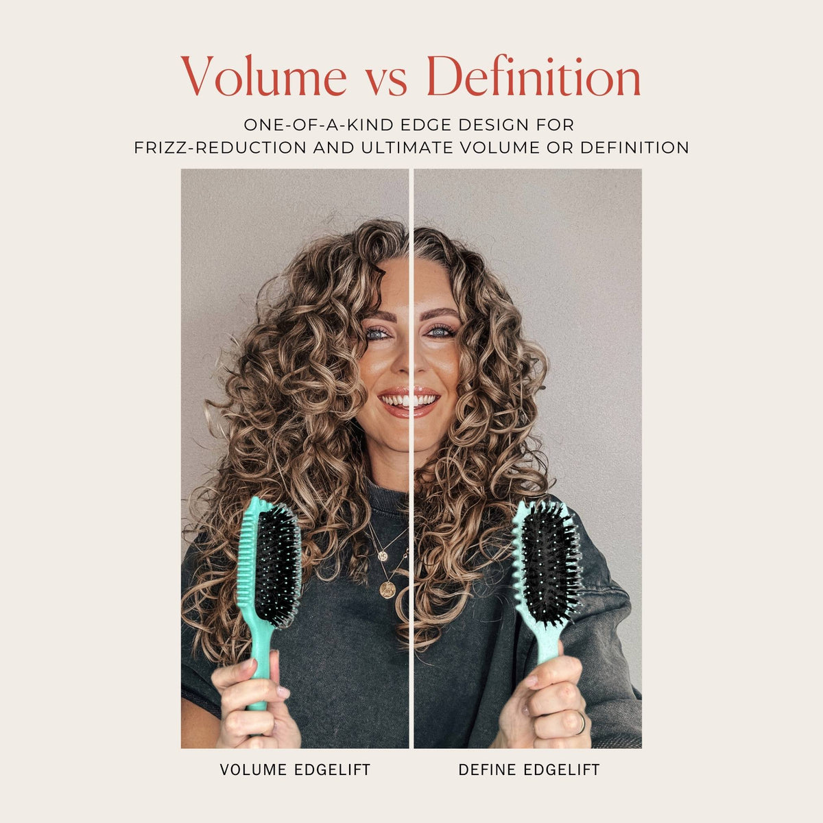 Bounce Curl Volume EdgeLift Brush - Ruby (Imperfect)