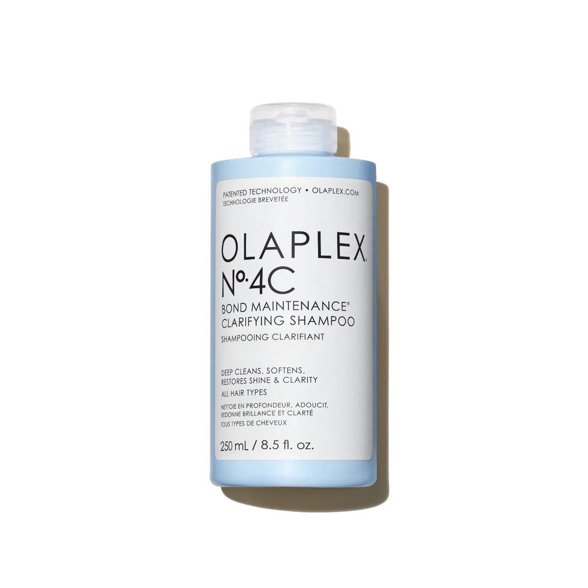 Olaplex No. 4C shampoo bottle on a white background