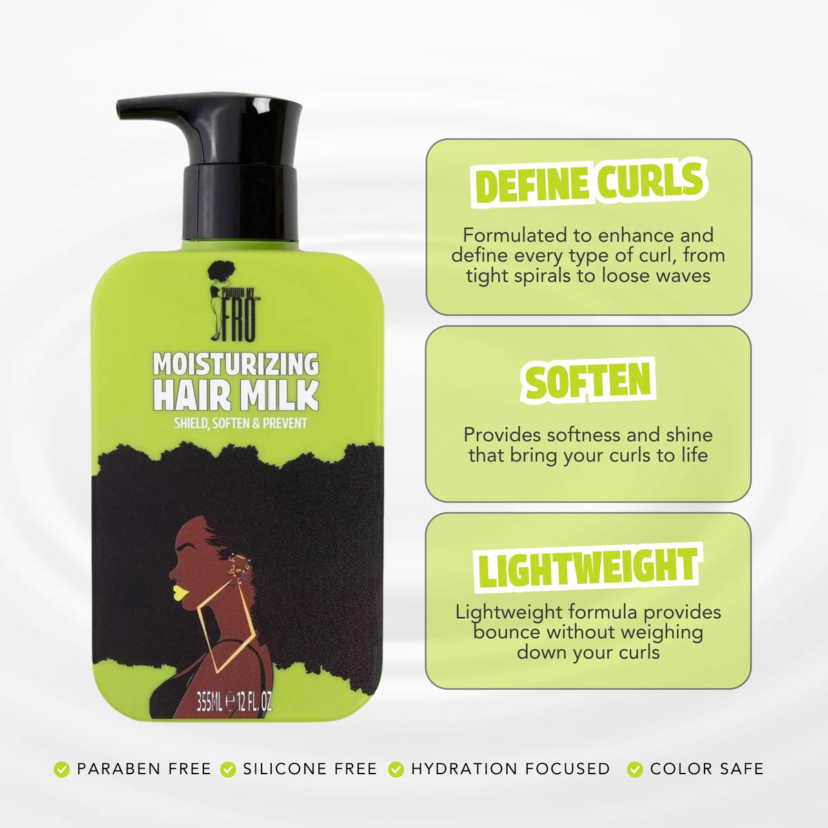 Pardon My Fro Moisturizing Hair Milk 12oz