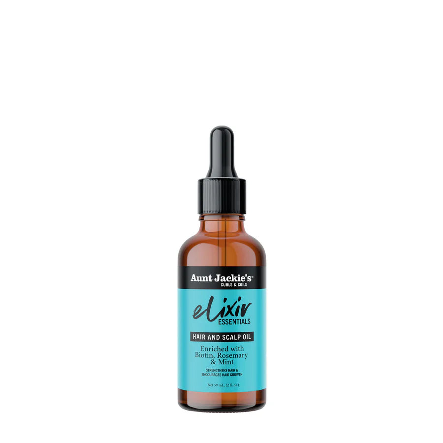 Aunt Jackie's Biotin, Rosemary & Mint Elixir Hair & Scalp Oil 2oz