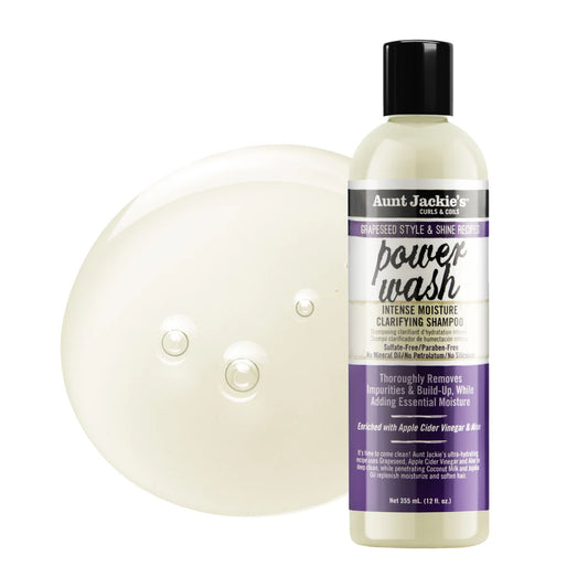 Aunt Jackie's Grapeseed Power Wash Intense Moisture Clarifying Shampoo