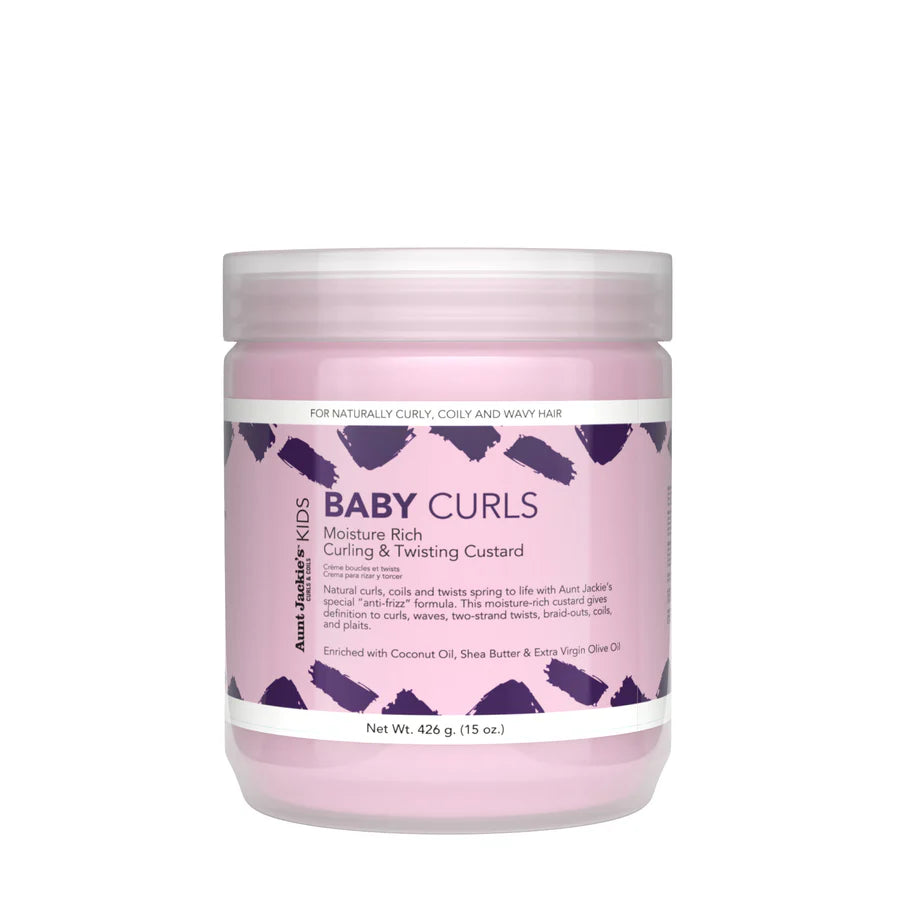 Aunt Jackie's Kids Baby Curls Moisture Rich Curling & Twisting Custard 15oz