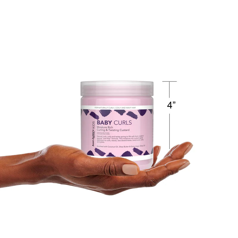 Aunt Jackie's Kids Baby Curls Moisture Rich Curling & Twisting Custard 15oz
