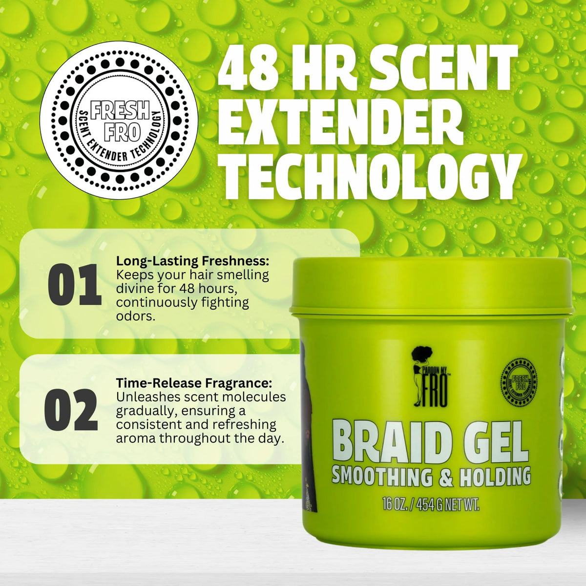 Pardon My Fro Braid Gel 16oz