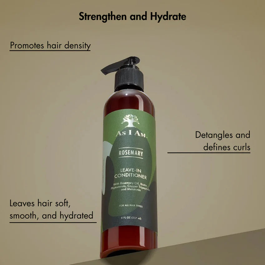 As I Am Rosemary Leave-In Conditioner 8oz