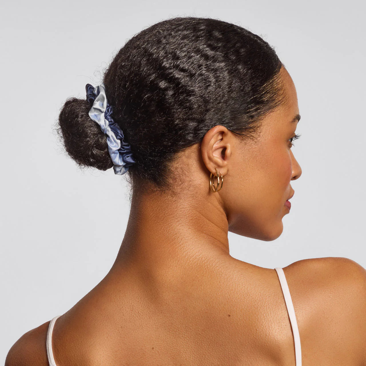 Kitsch Ruched Satin Scrunchie 5pc Set- Assorted