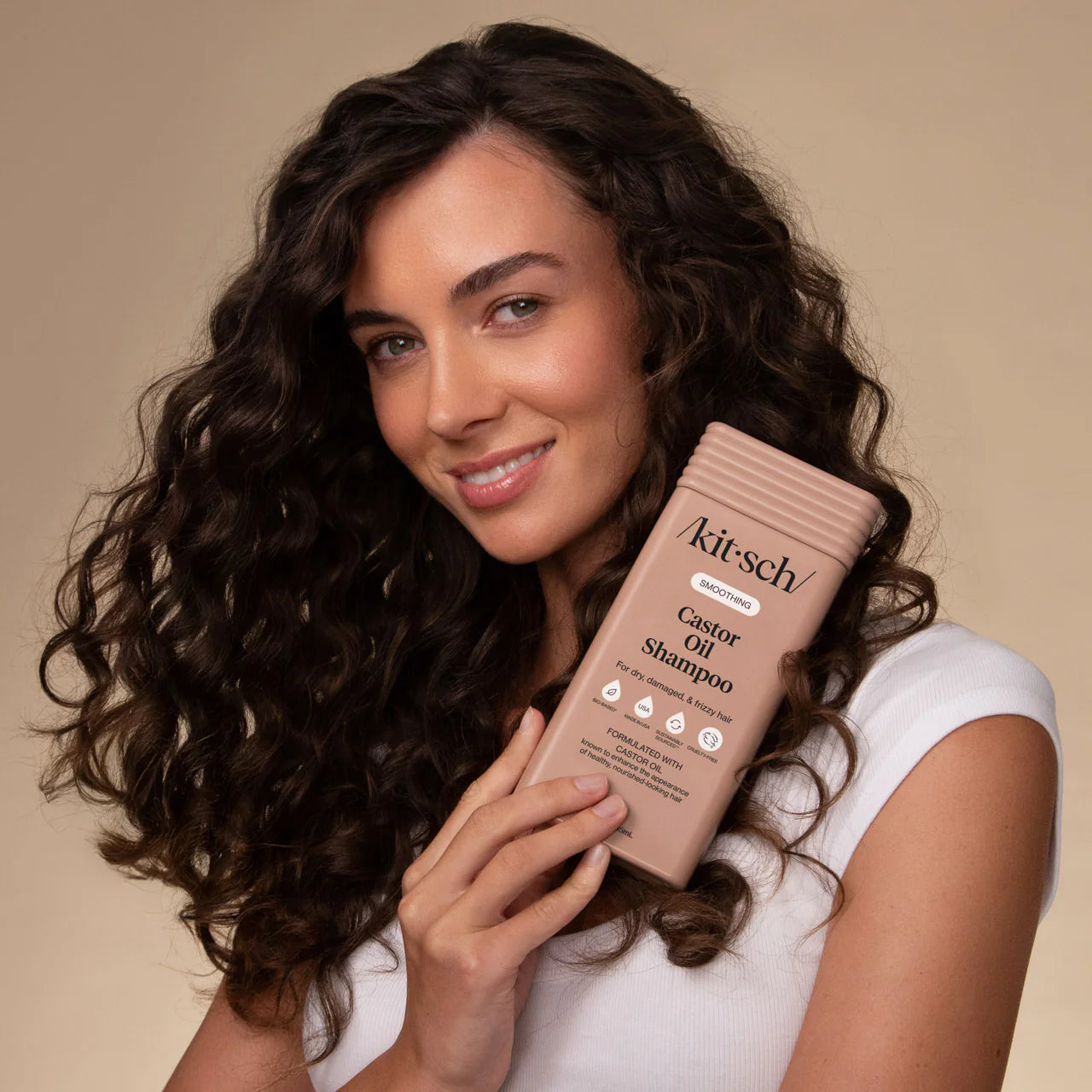 Kitsch Smoothing Castor Oil Shampoo 12oz