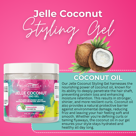 Kurlee Belle Jelle Coconut Styling Gel