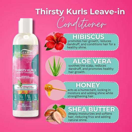 Kurlee Belle Thirsty Curls Leave-In Conditioner
