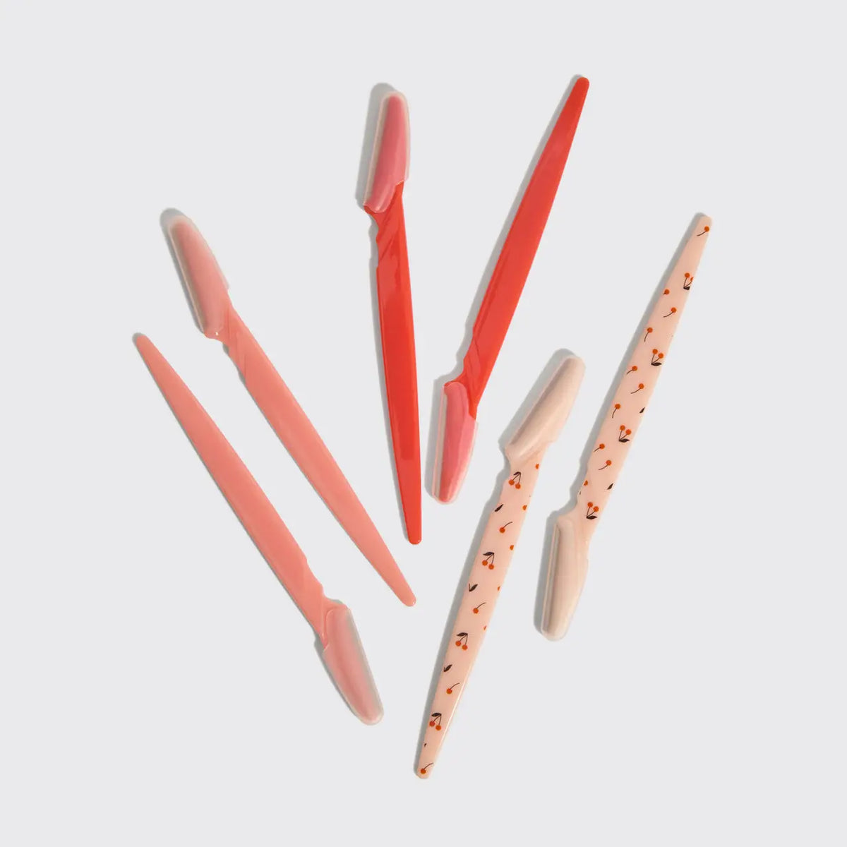 Kitsch Recycled Plastic Dermaplaners 6pc Set - Cherry Blossom
