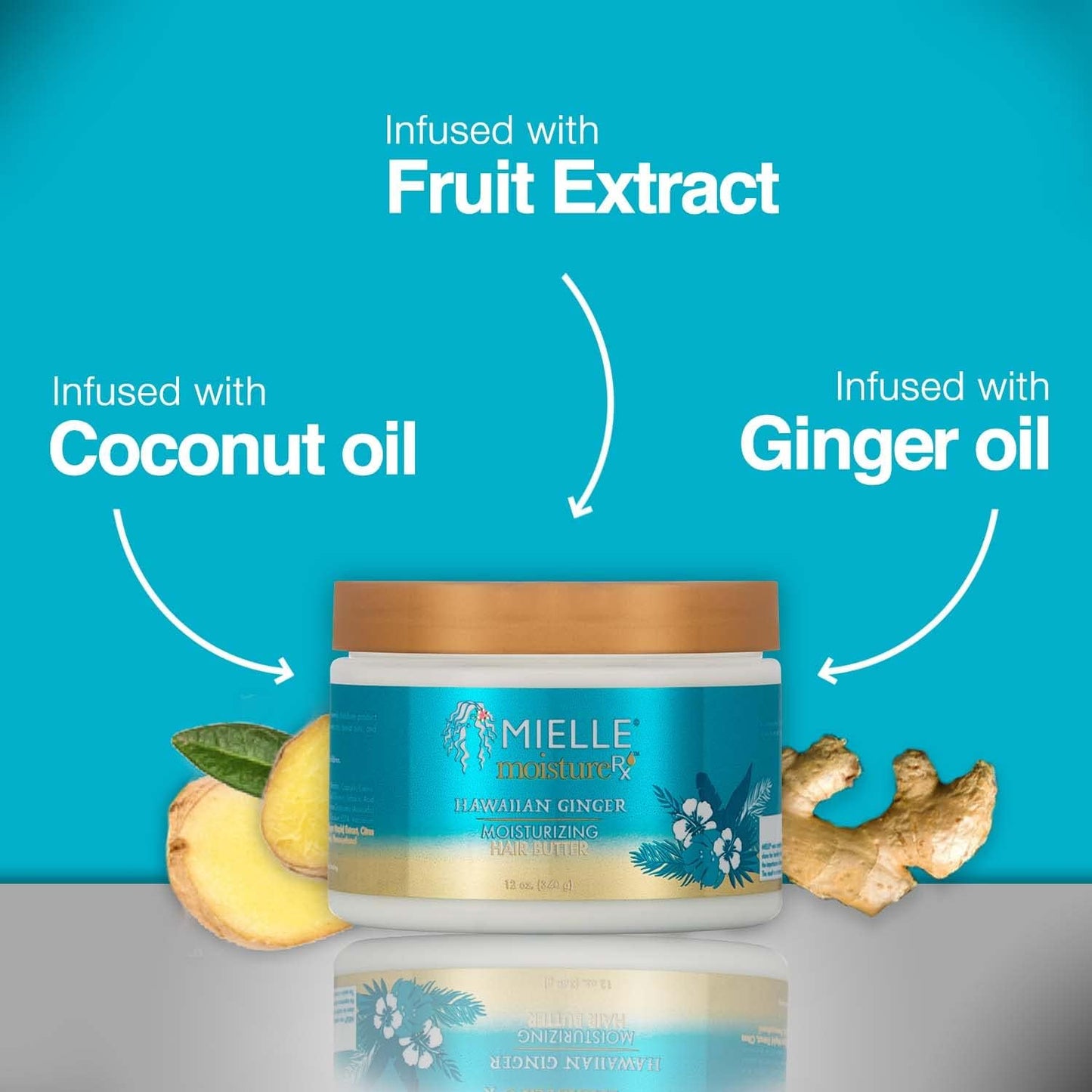 Mielle Organics Moisture RX Hawaiian Ginger Moisturizing Hair Butter