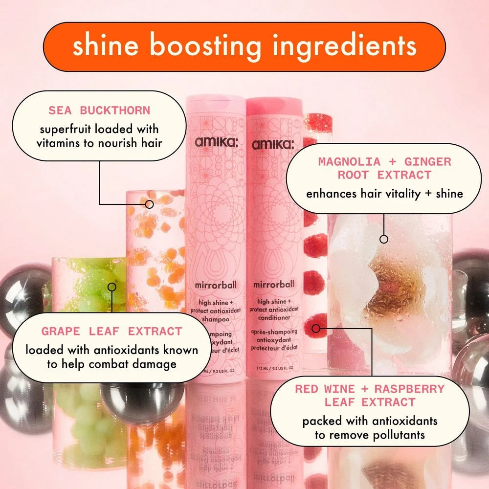 Amika Mirrorball High Shine + Protect Antioxidant Conditioner 275ml