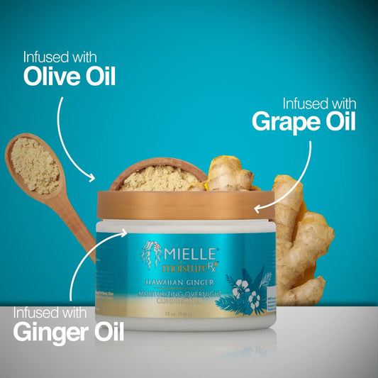 Mielle Organics Moisture RX Hawaiian Ginger Moisturizing Overnight Conditioner