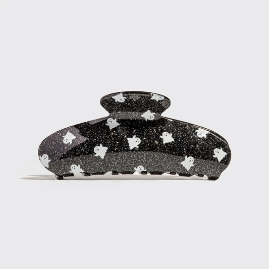 Kitsch Recycled Plastic Glitter Claw Clip - Ghosts