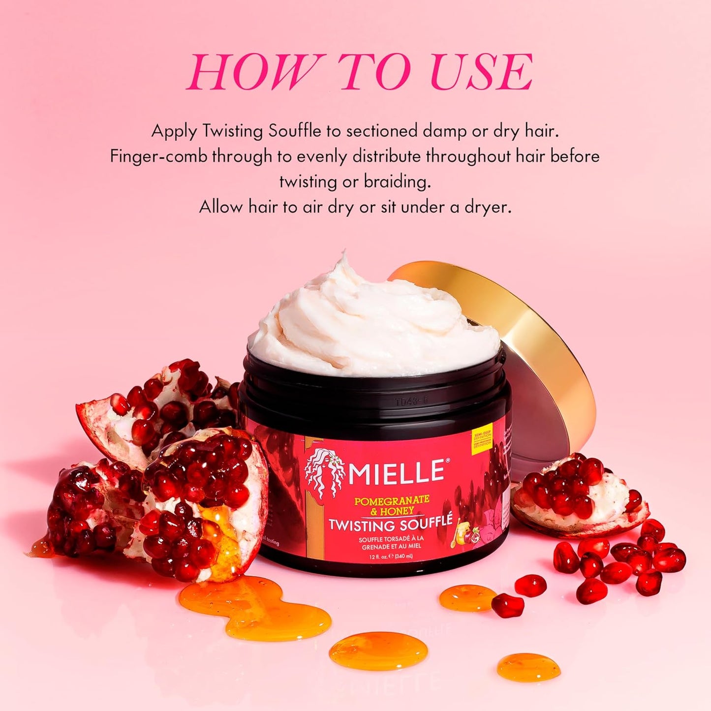 Mielle Organics Pomegranate & Honey Twisting Souffle