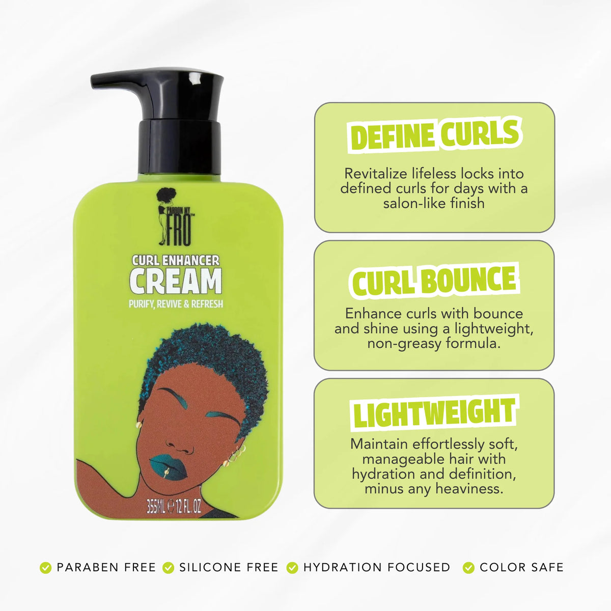 Pardon My Fro Curl Enhancer Cream 12oz