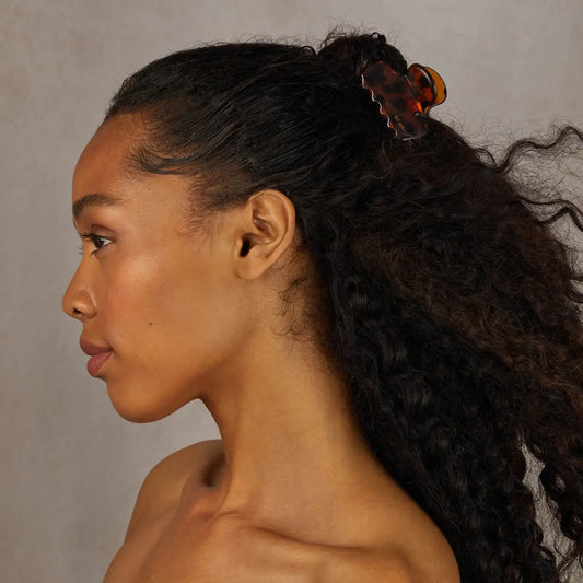 Kitsch Recycled Plastic Medium Puffy Claw Clip 2pc