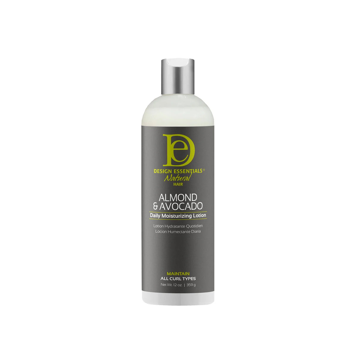 Design Essentials Almond & Avocado Daily Moisturizing Lotion 12oz