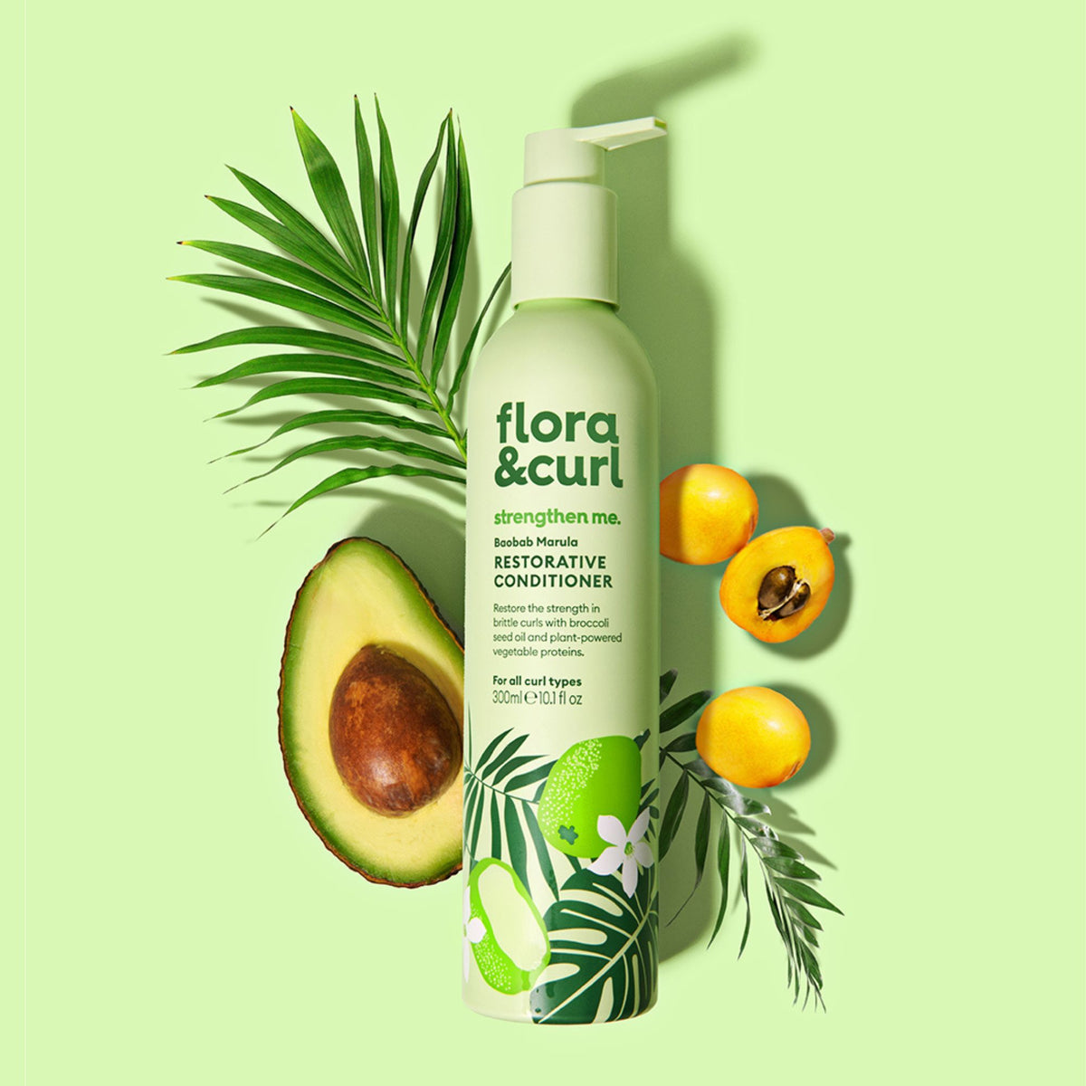 Flora & Curl Baobab Marula Restorative Conditioner 300ml
