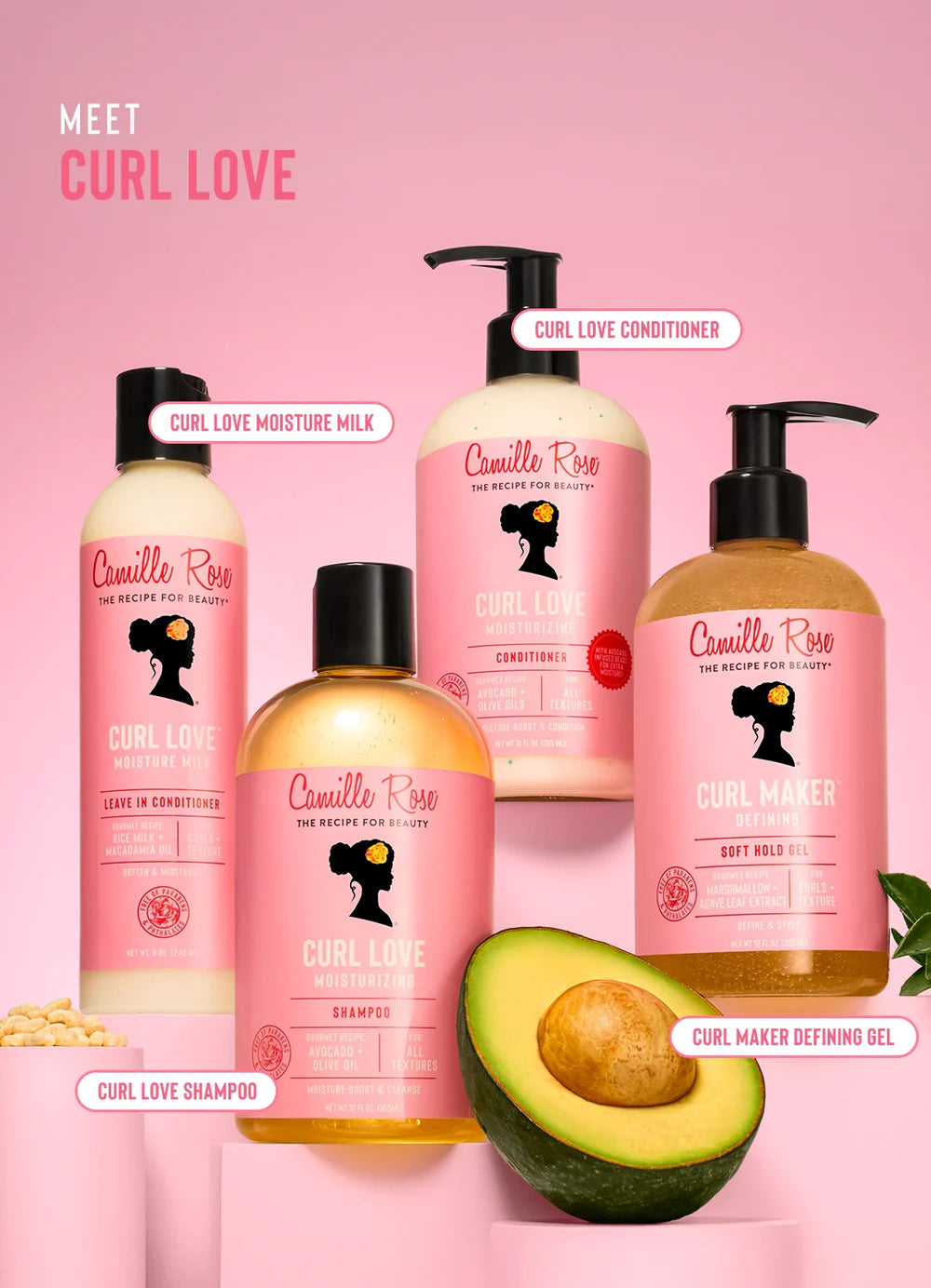 Camille Rose Curl Love Moisture Milk 8oz