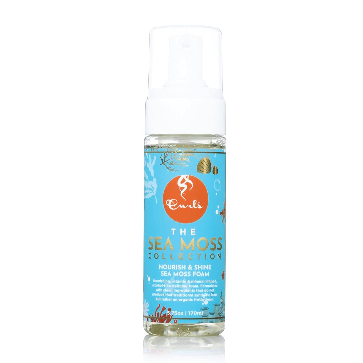 Curls Nourish & Shine Sea Moss Foam 5.75oz