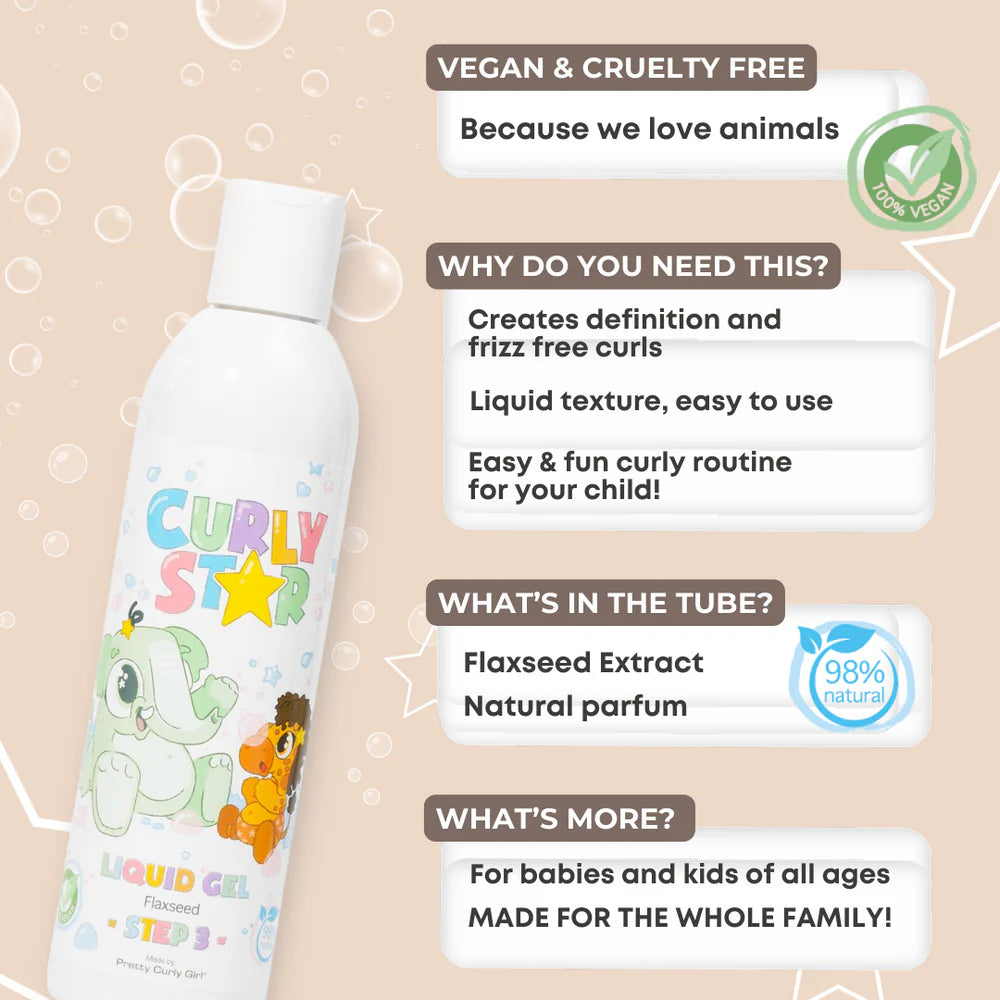 Pretty Curly Girl Curly Star Liquid Gel