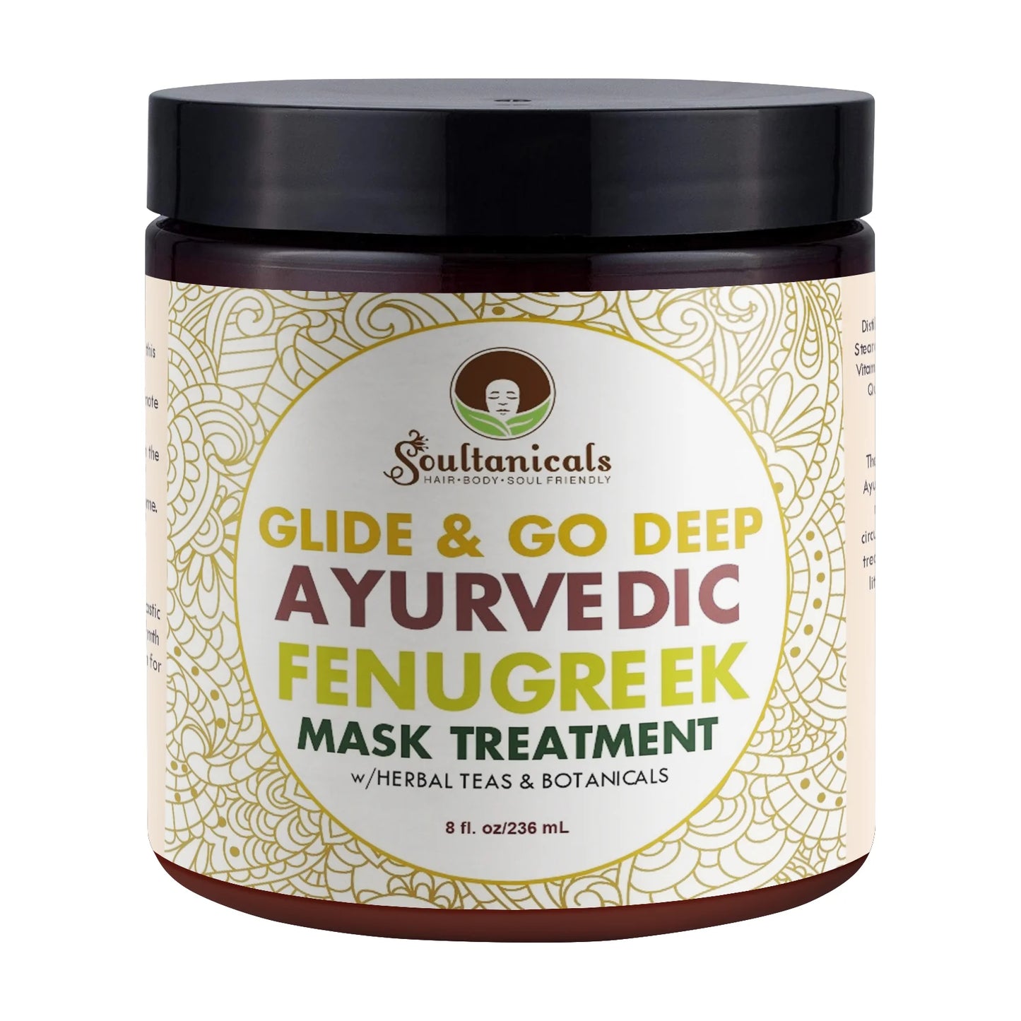 Soultanicals Glide & Go Deep Ayurvedic Fenugreek Mask Treatment
