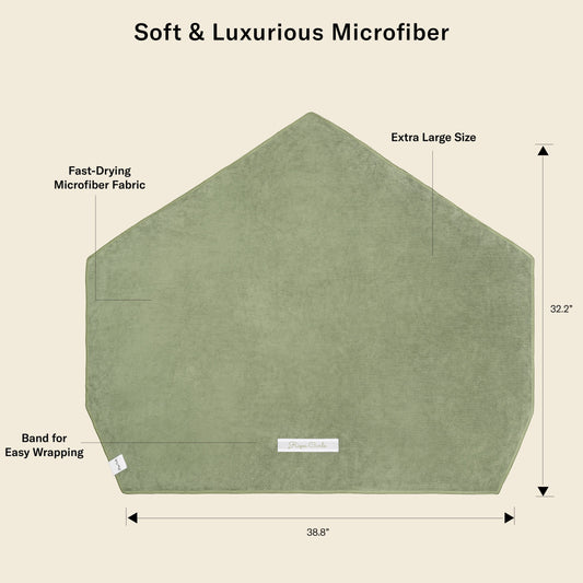 Rizos Curls Microfiber Towel + Wrap