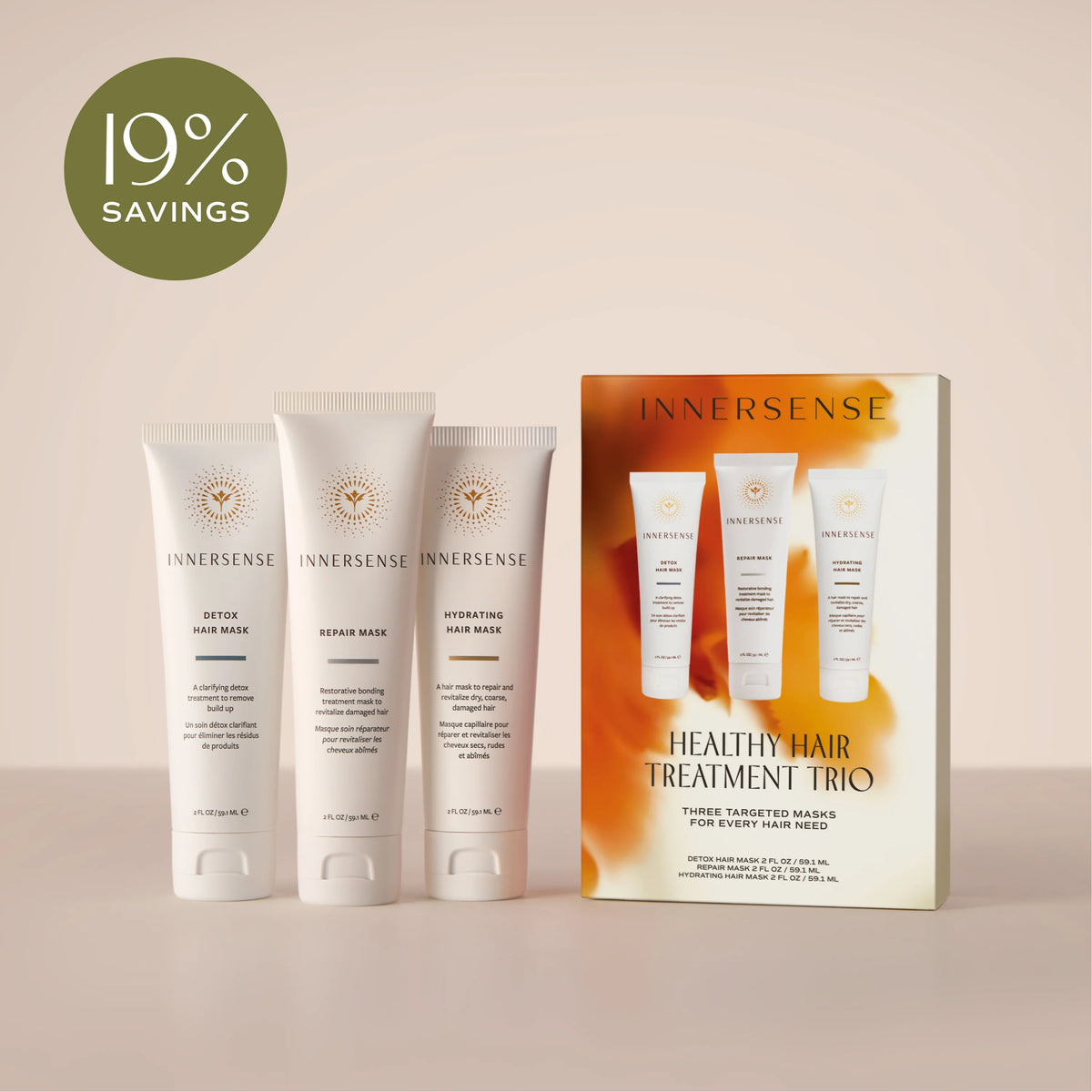 Innersense Healthy Hair Treatment Trio