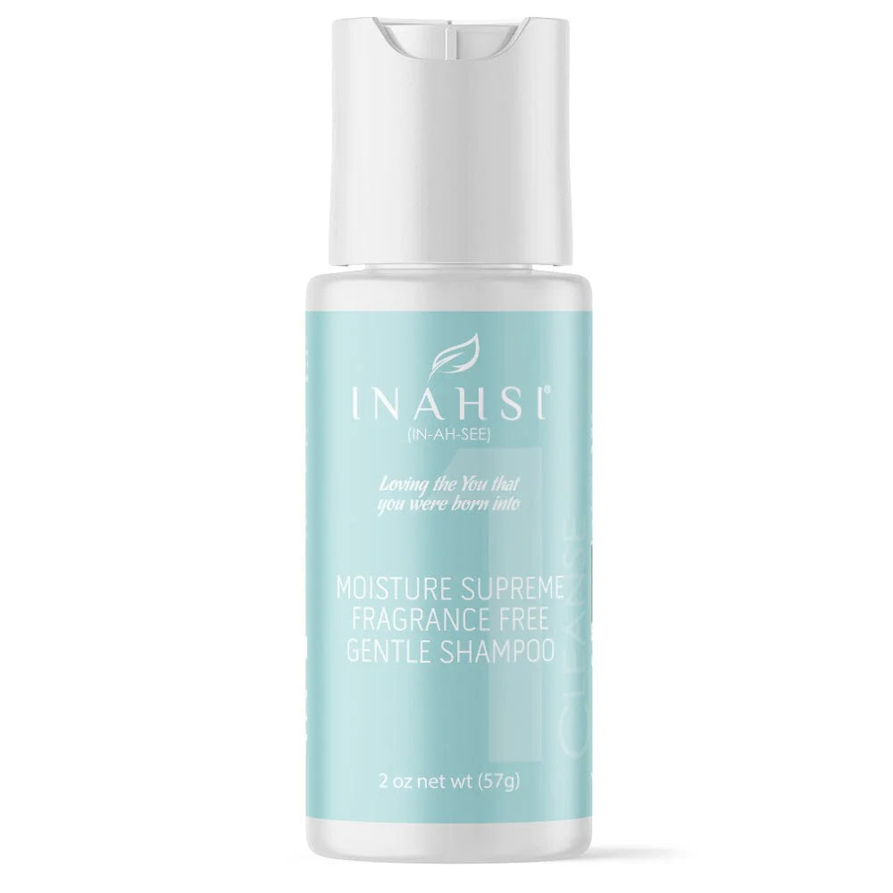 Inahsi Moisture Supreme Fragrance Free Gentle Shampoo 2oz- Curl Care