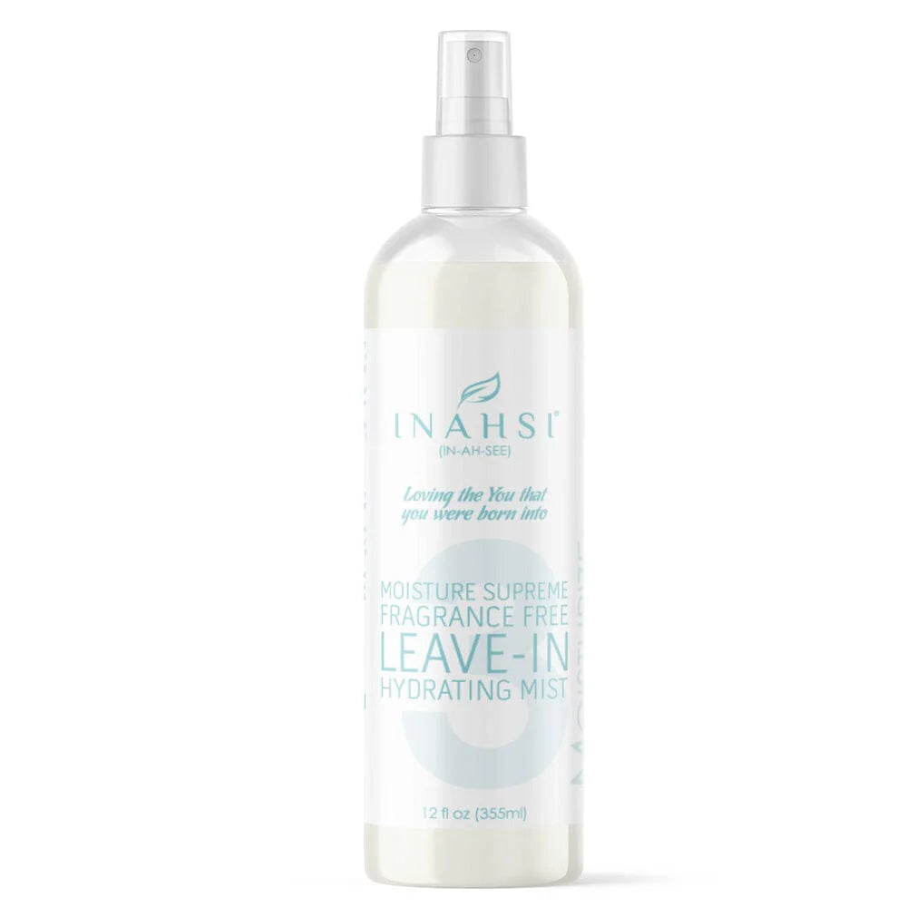 Inahsi Moisture Supreme Fragrance Free Leave-In Hydrating Mist 12oz- Curl Care