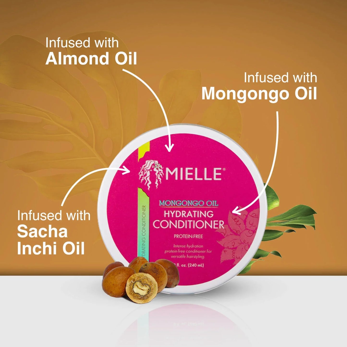 Mielle Organics Mongongo Oil Protein-Free Hydrating Conditioner