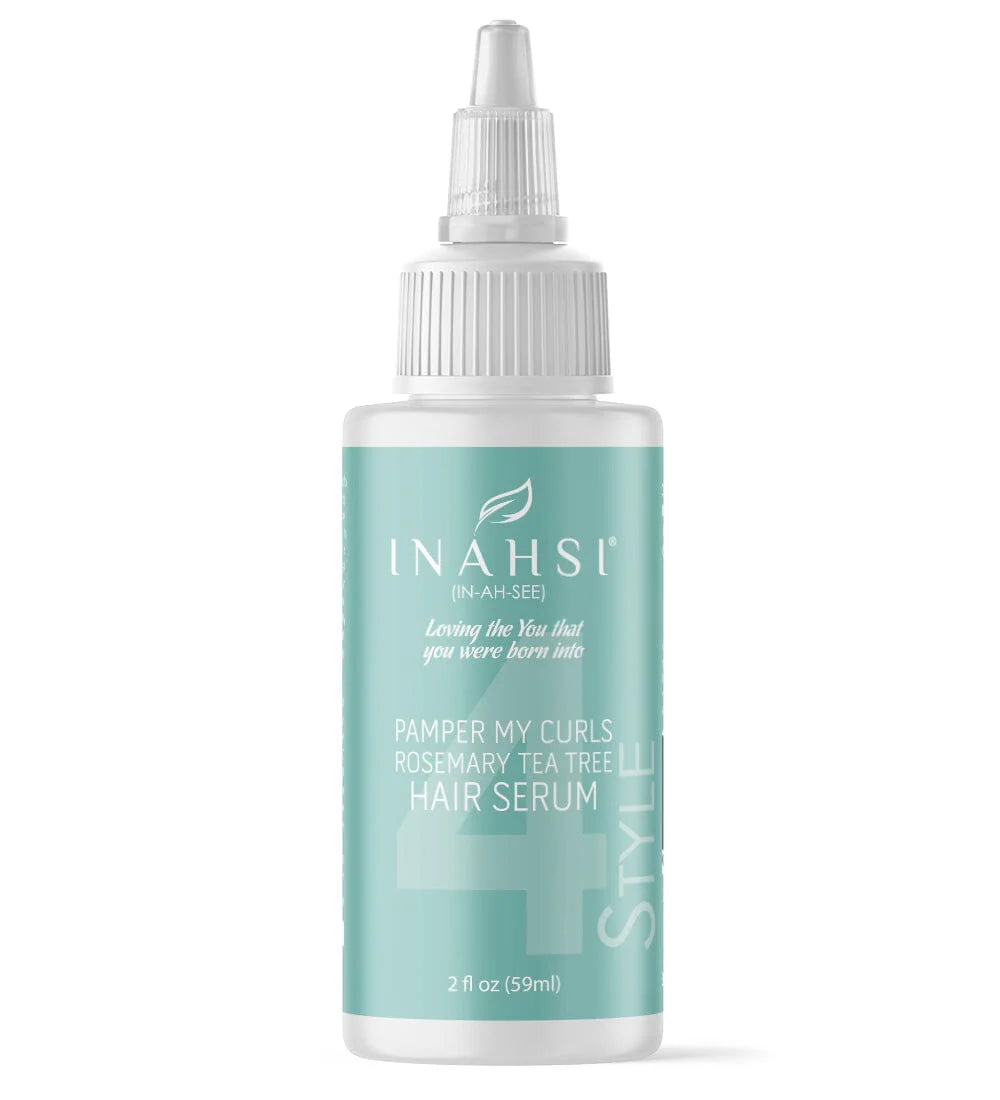 Inahsi Pamper My Curls Rosemary Tea Tree Hair Serum 2oz- Curl Care