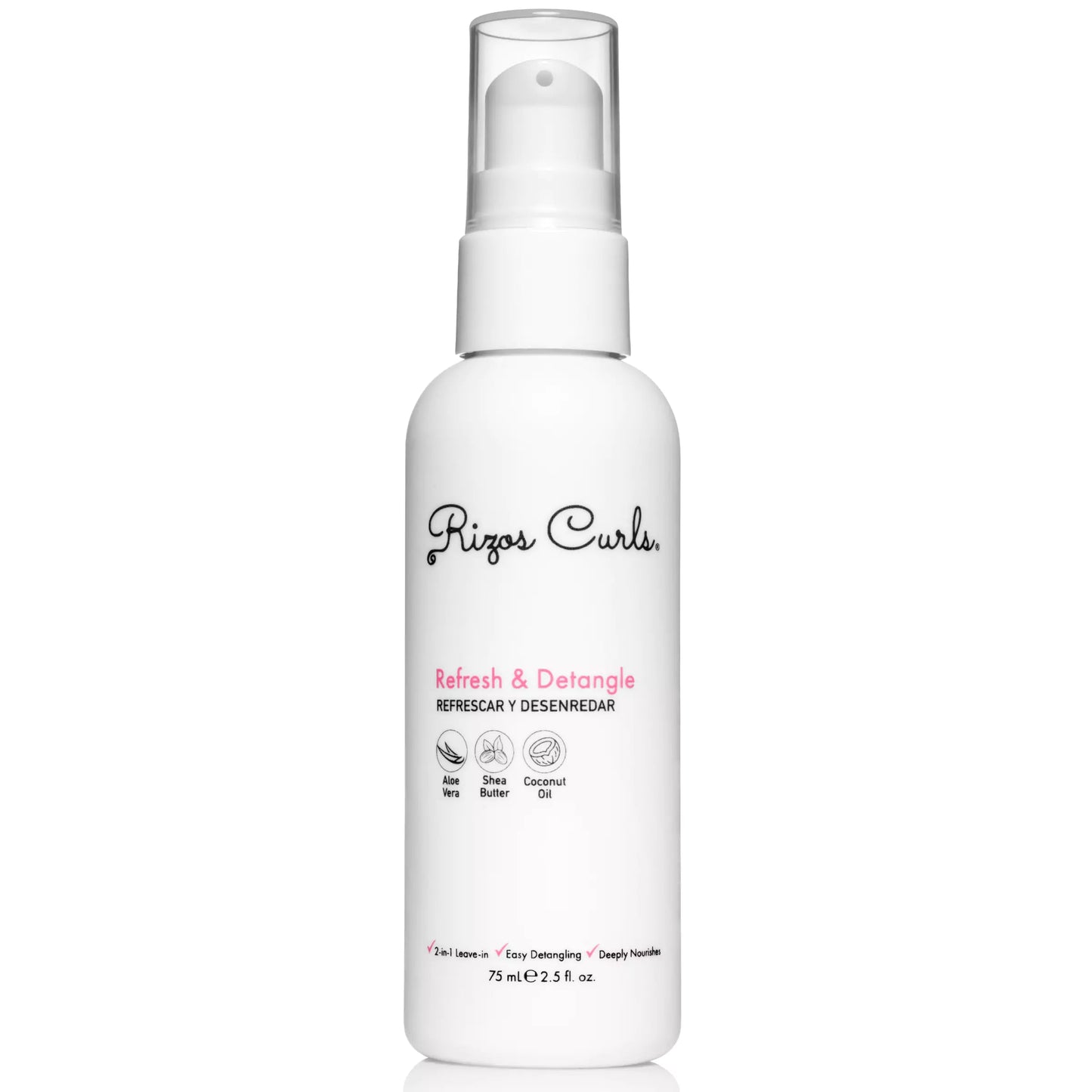 Rizos Curls Refresh & Detangle Spray 75ml- Curl Care