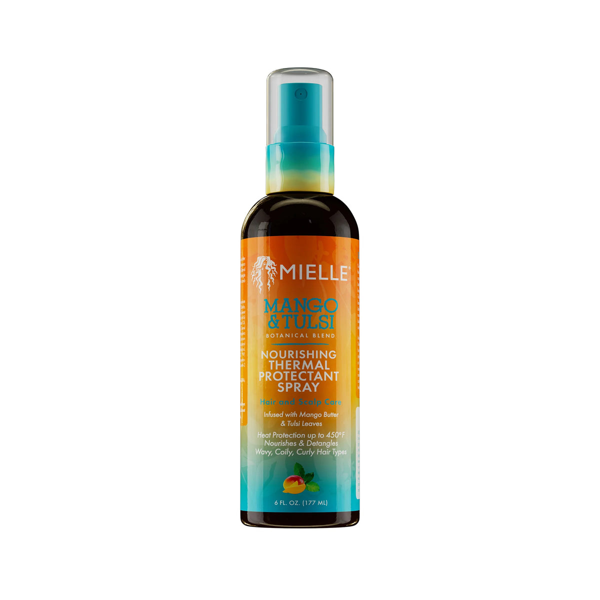Mielle Mango & Tulsi Nourishing Thermal Heat Protectant Spray 6oz