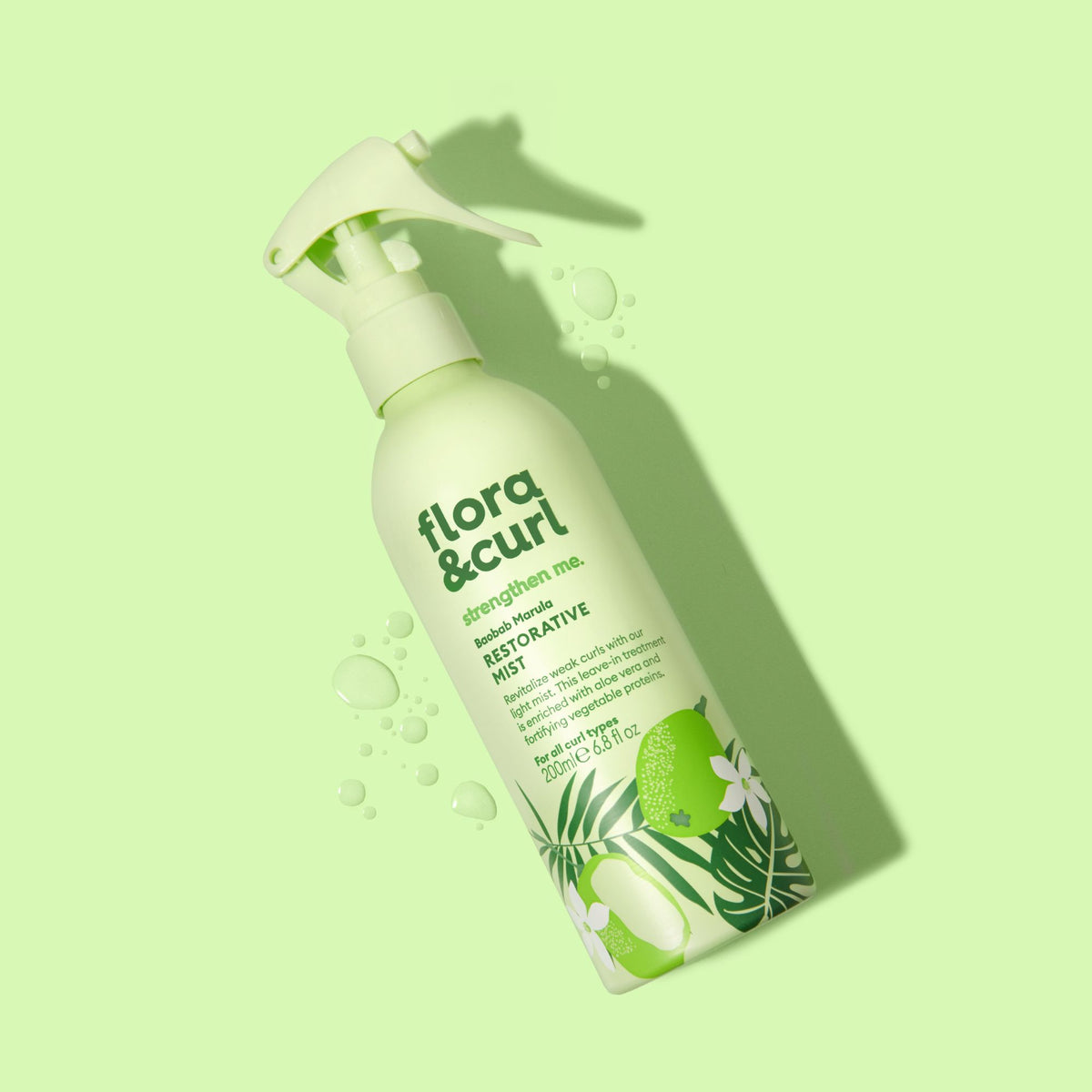 Flora & Curl Baobab Marula Restorative Mist 200ml