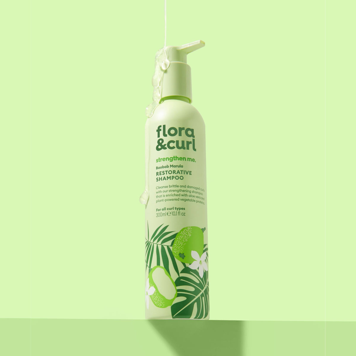 Flora & Curl Baobab Marula Restorative Shampoo 300ml