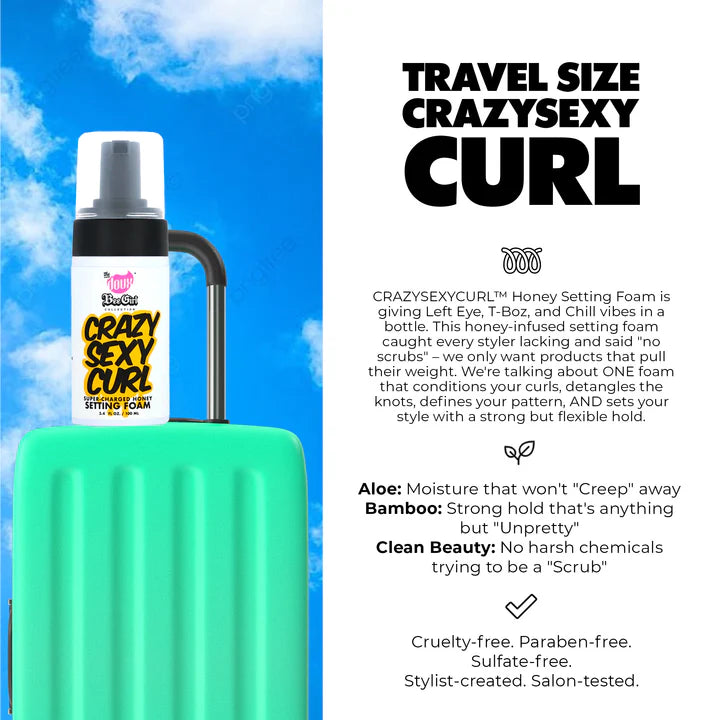 The Doux CRAZYSEXYCURL™ Honey Setting Foam 3.4oz