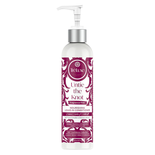 Treluxe Untie The Knot Fragrance-Free Nourishing Leave-In Conditioner- Curl Care