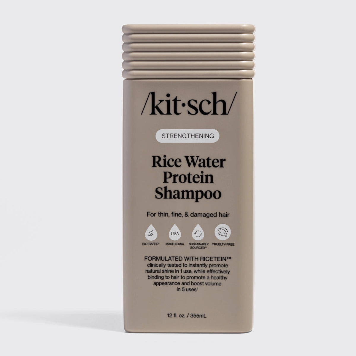Kitsch Strengthening Rice Water Protein Shampoo 12oz