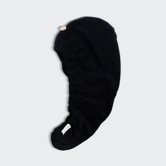 Kitsch Black Hair Towel Turban