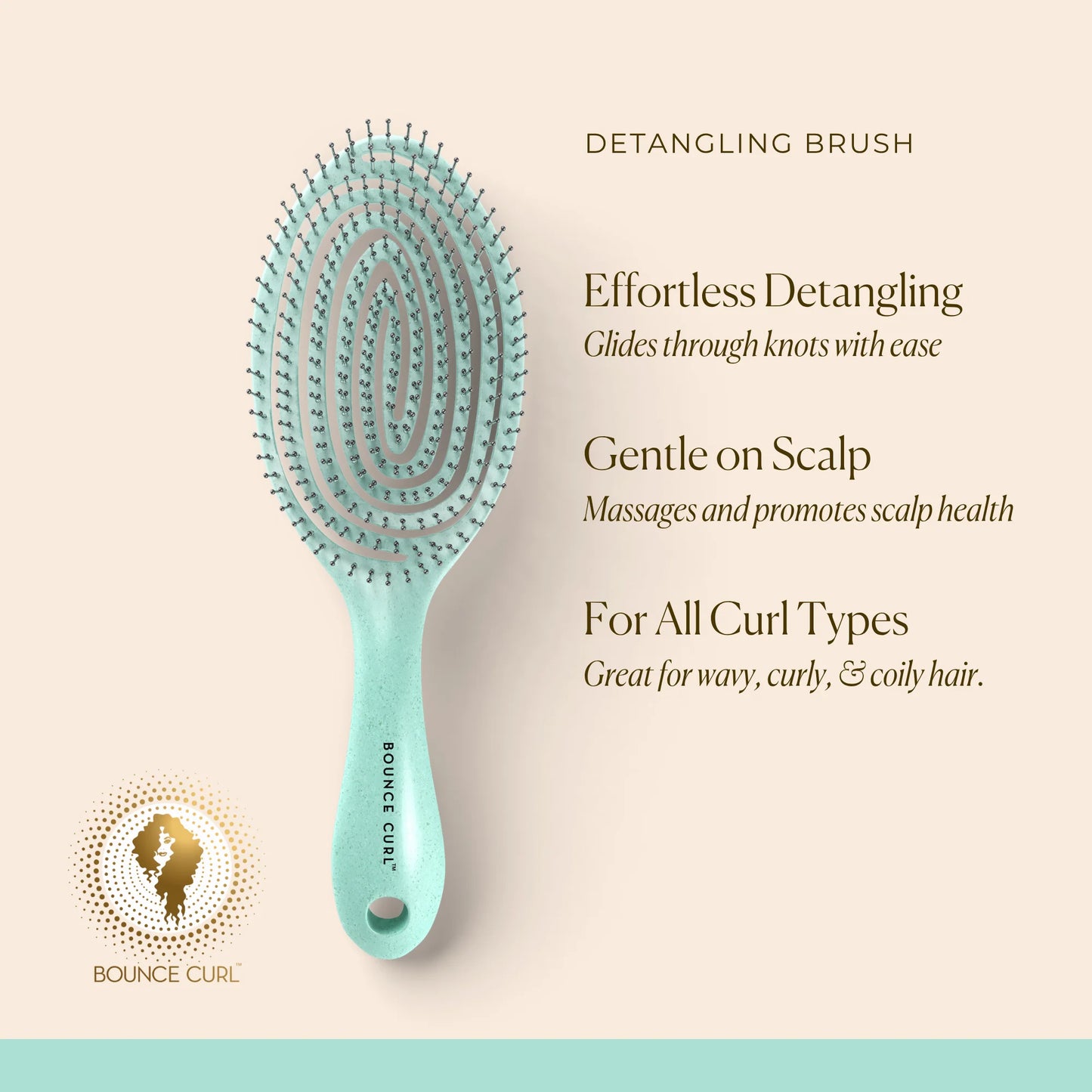 Bounce Curl Flexible Detangling Brush