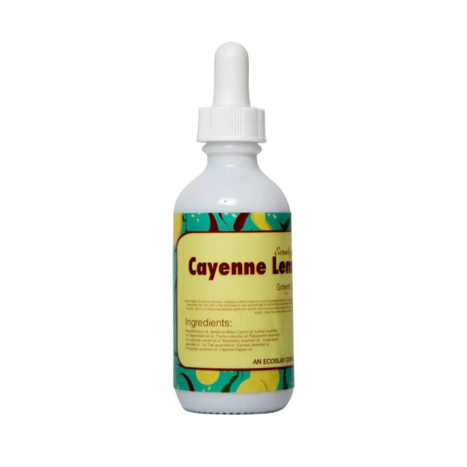 Ecoslay Cayenne Lemon Squeeze Growth Oil 2oz- Curl Care