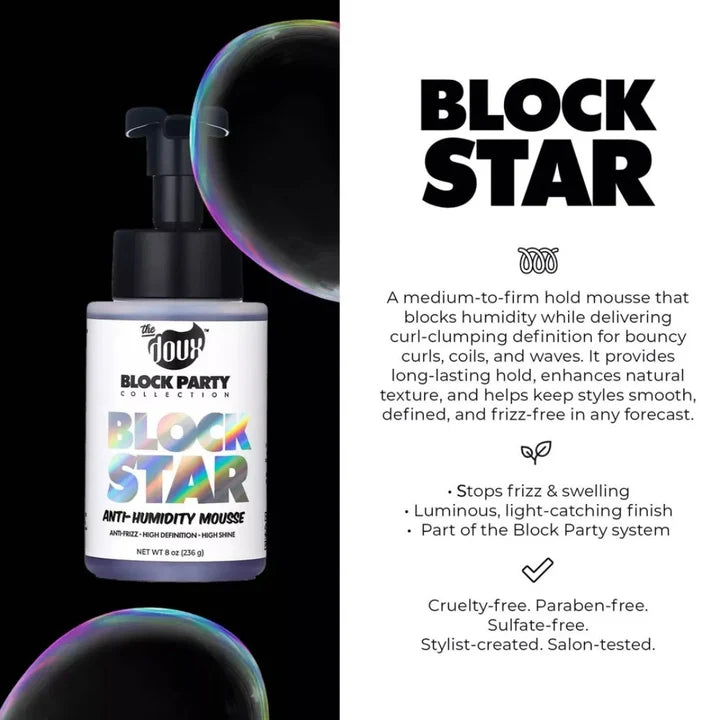 The Doux Block Star Anti-Humidity Mousse 8oz