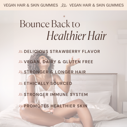 Bounce Curl Vegan Collagen Boosting Hair & Skin Gummies