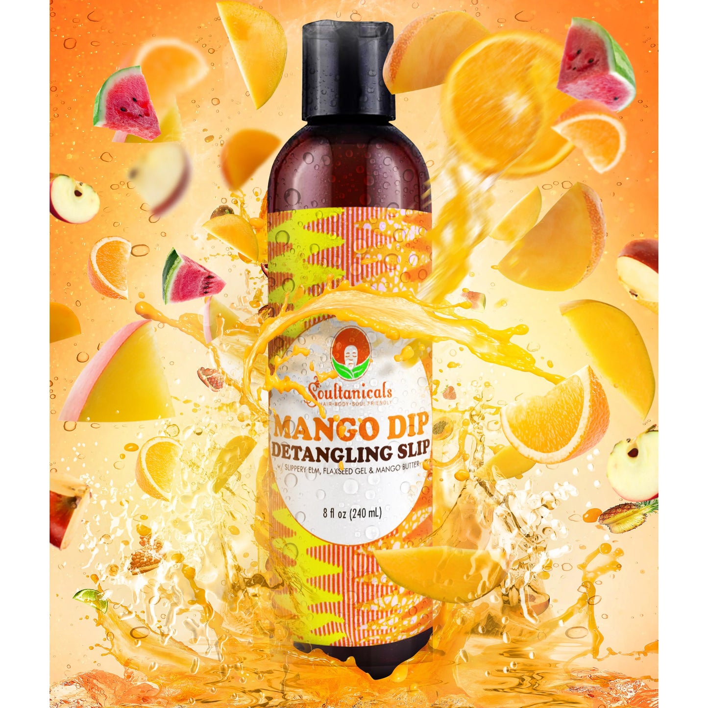 Soultanicals Mango Dip Detangling Slip