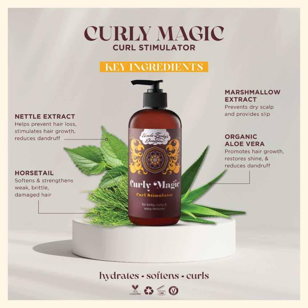 Uncle Funky's Daughter Curly Magic Curl Stimulator 18oz