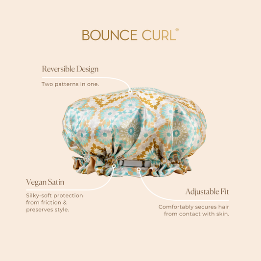 Bounce Curl Reversible Satin Hair Bonnet